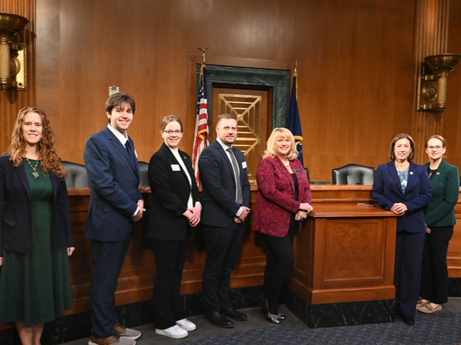 Virginia ACTE members in U.S. Senate room